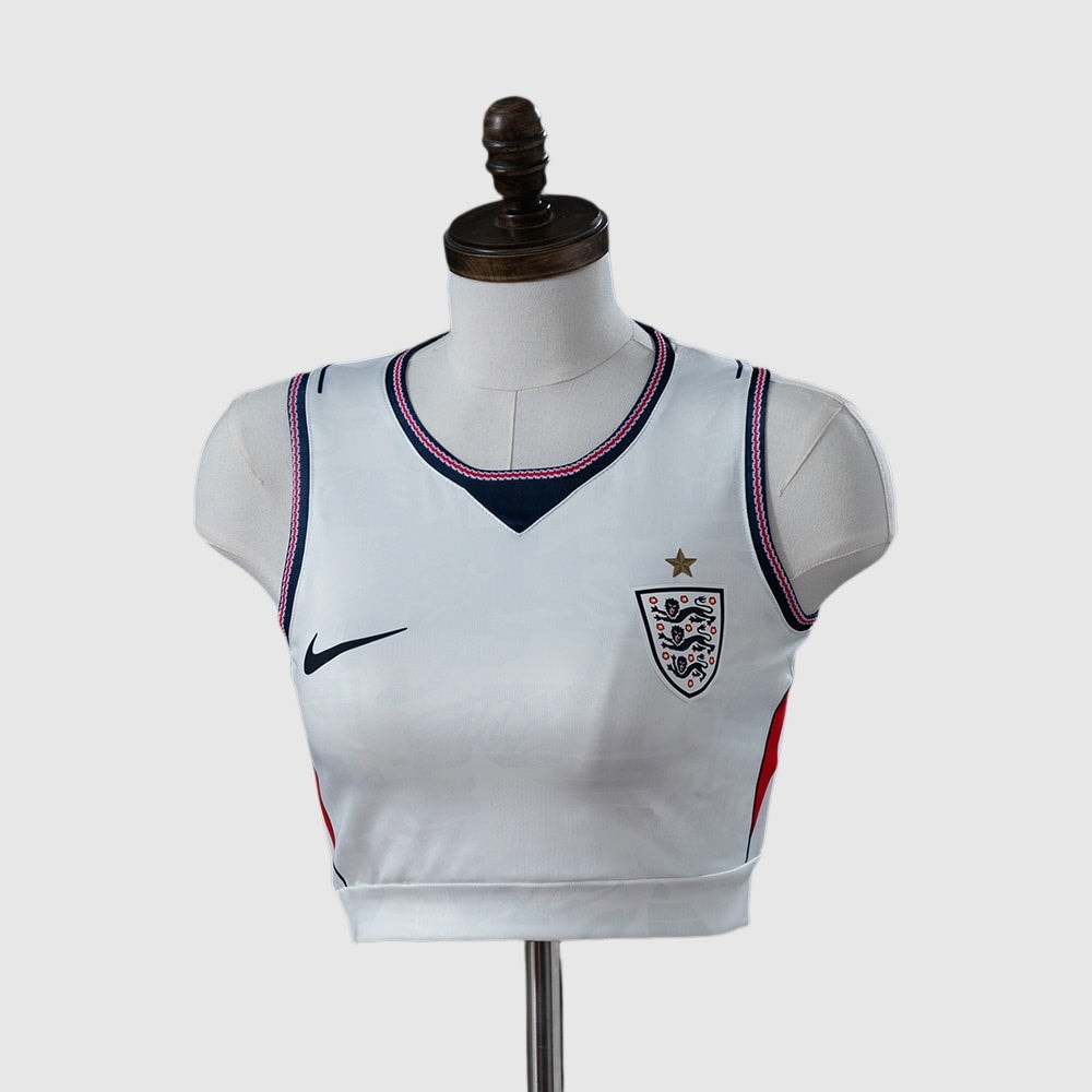 England - Home 26/27 Women's Crop Tank Top