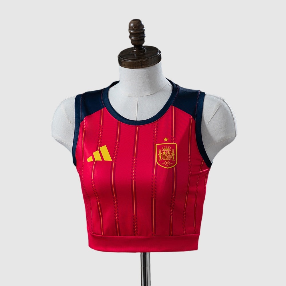 Spain - Home 26/27 Women's Crop Tank Top