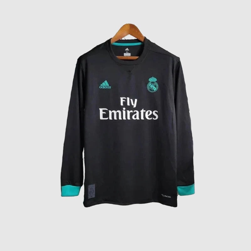 Real Madrid - Retro Away 2017/18 Long Sleeve Jersey