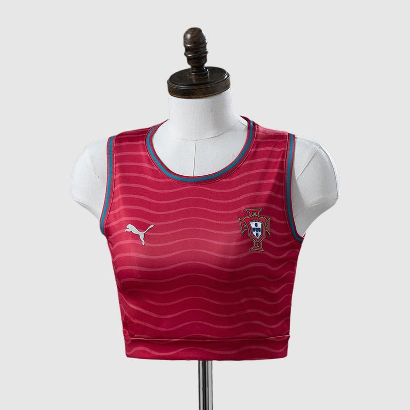 Portugal - Home 26/27 Women's Crop Tank Top