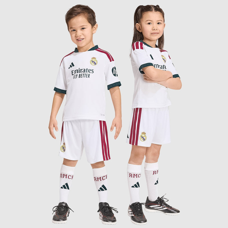 Real Madrid - Home 26/27 Kids Jersey Kit