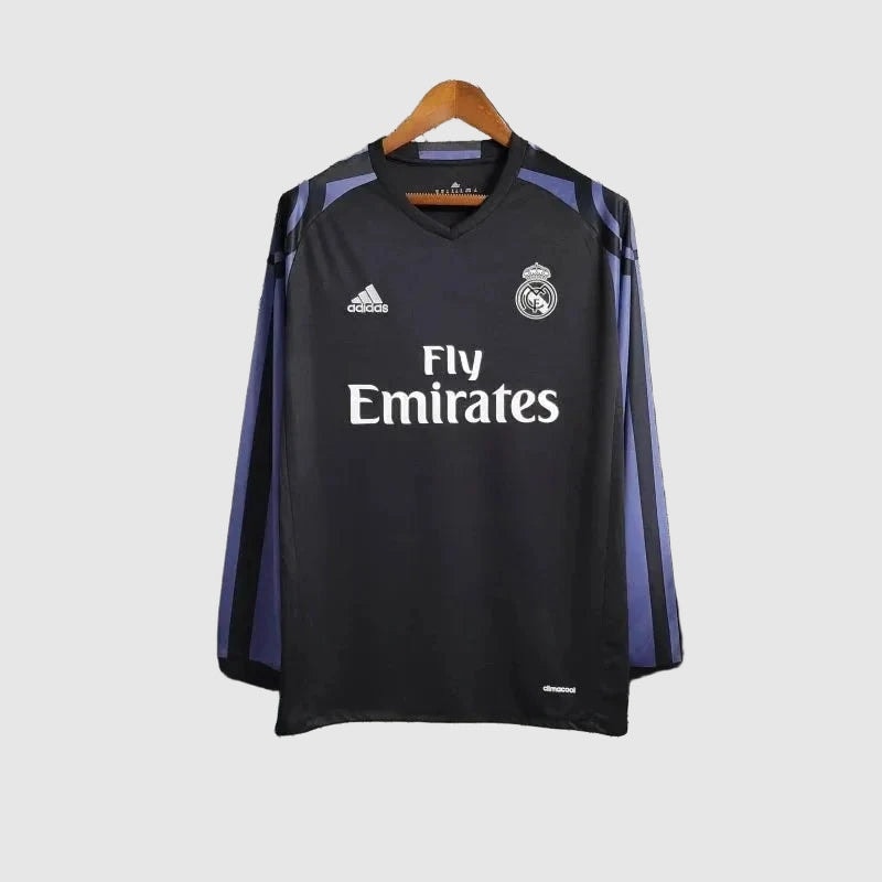 Real Madrid - Retro Away 2016/17 Long Sleeve Jersey