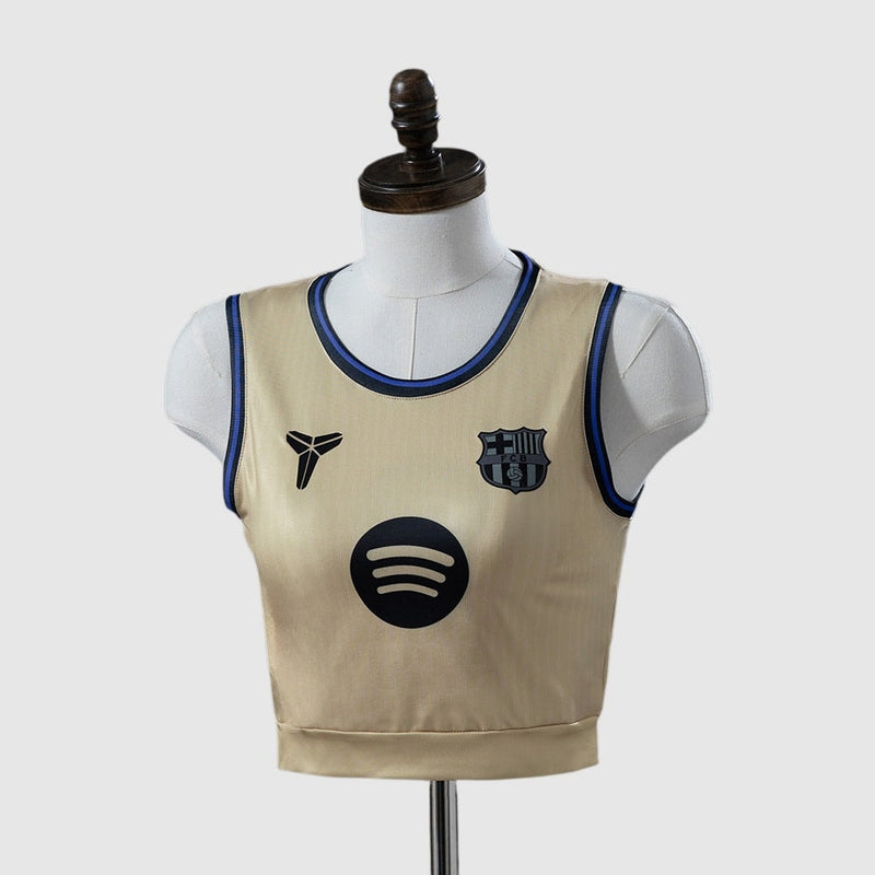 Barcelona - Away 25/26 Women's Crop Tank Top