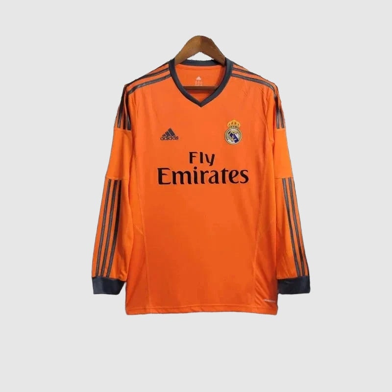 Real Madrid - 2 2013/14 Retro Away Long Sleeve Jersey