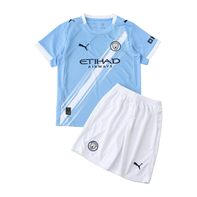 Manchester City - Home 25/26 Kids Jersey Kit