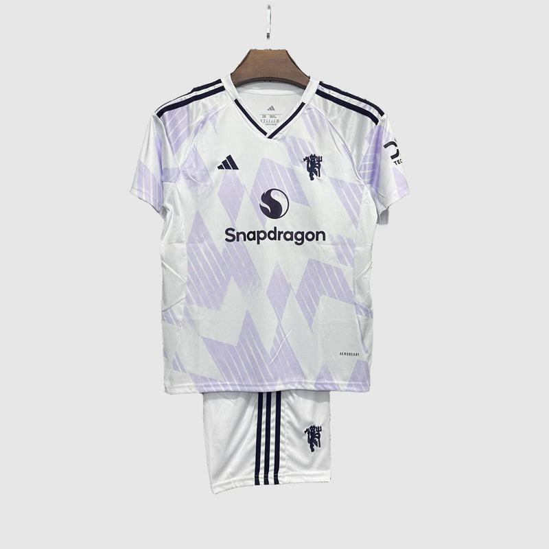 Manchester United - Away 25/26 Kids Jersey Kit