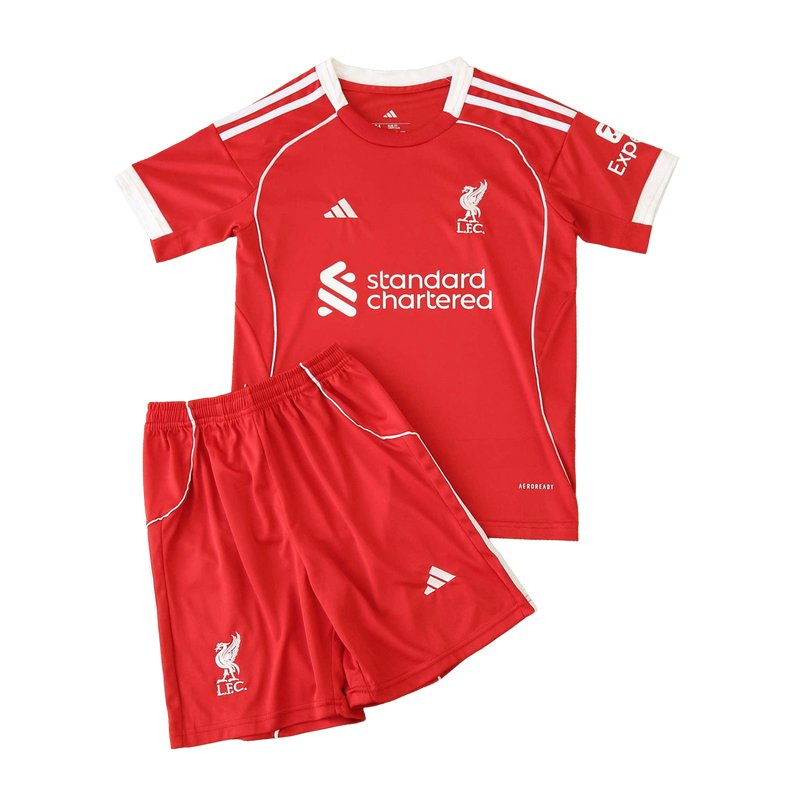 Liverpool - Home 25/26 Kids Jersey Kit