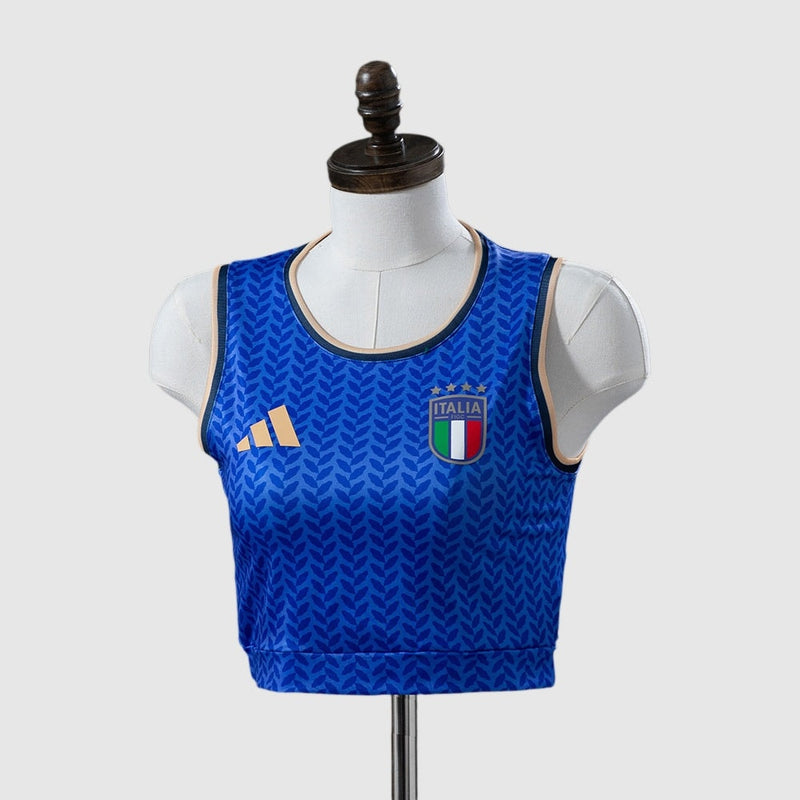 Italy - Home 26/27 Women's Crop Tank Top