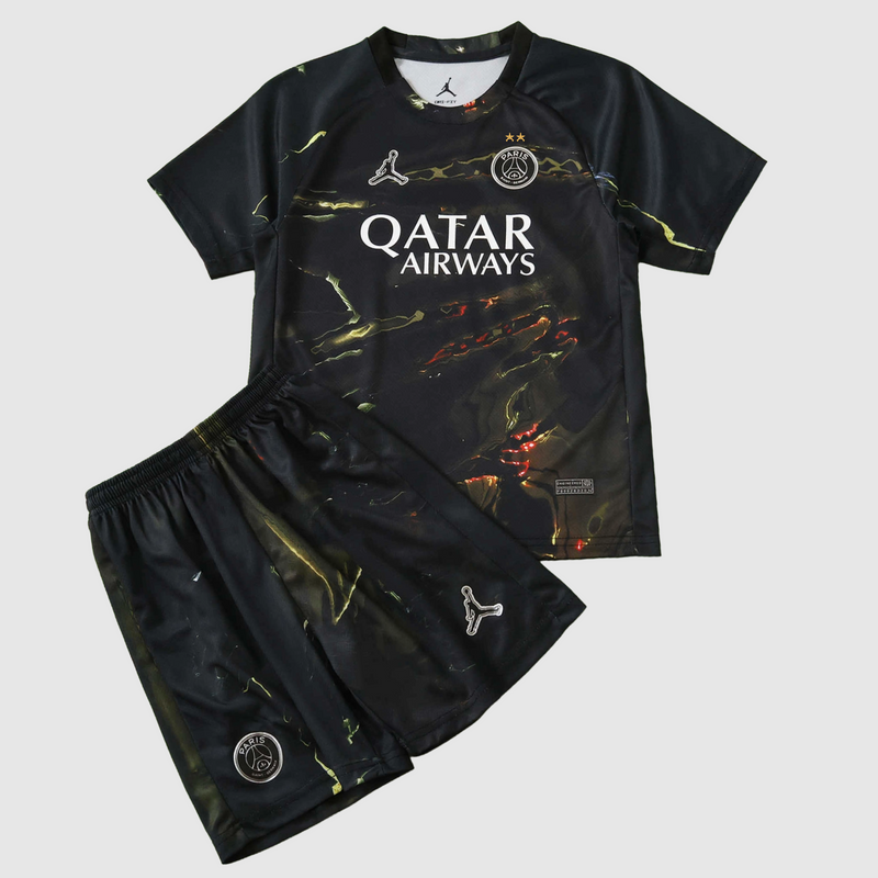PSG - Fifth 25/26 Kids Jersey Kit