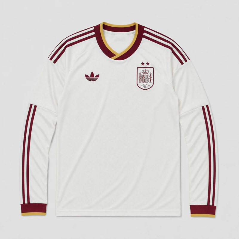 Spain Away Fan Long Sleeve 2026/27 - 2 Stars Winner ⭐⭐