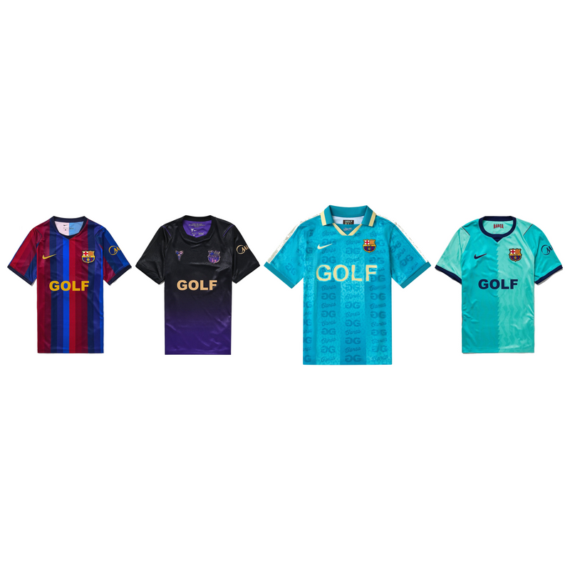COMBO Barcelona GOLF Home + Away + Third + Teal Polo 2026/27