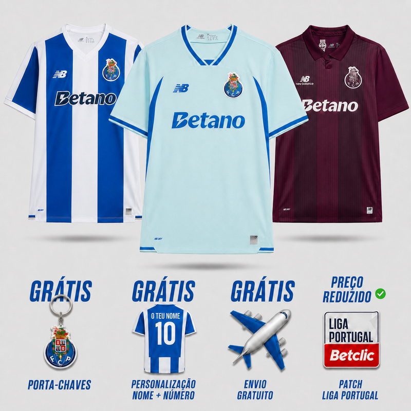 COMBO FC Porto - Home, Away & Third 26/27