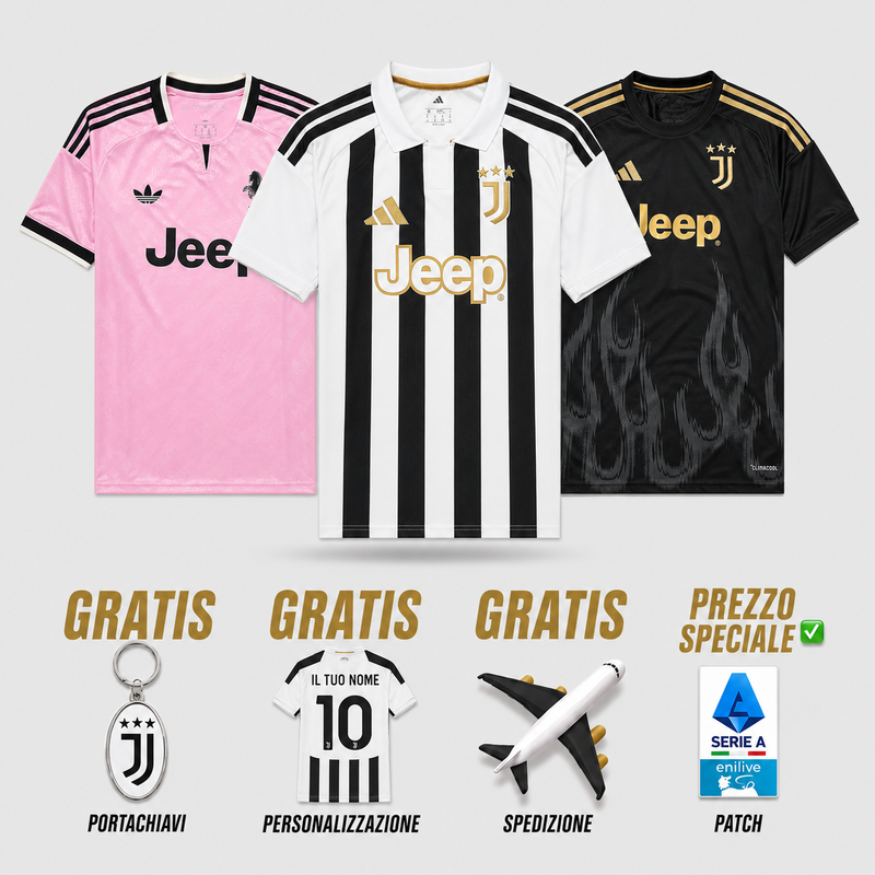 COMBO Juventus - Casa, Trasferta e Terza 26/27