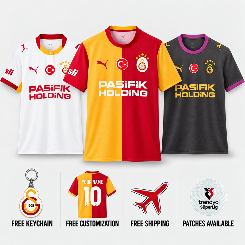 COMBO Galatasaray Home, Away & Third Fan 2026/27