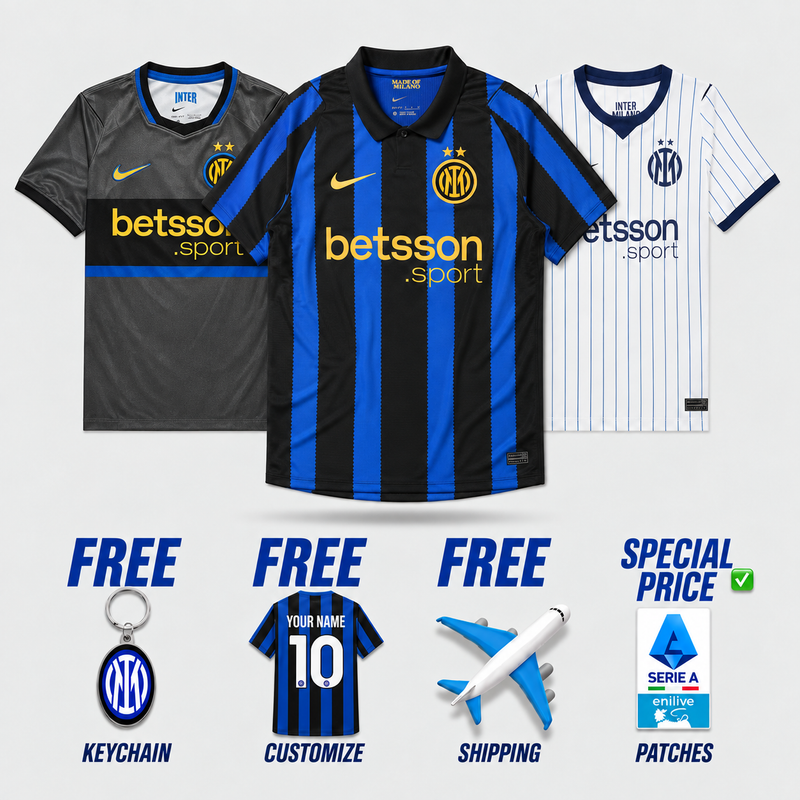 COMBO Inter Milan Home, Away & Third Fan 2026/27