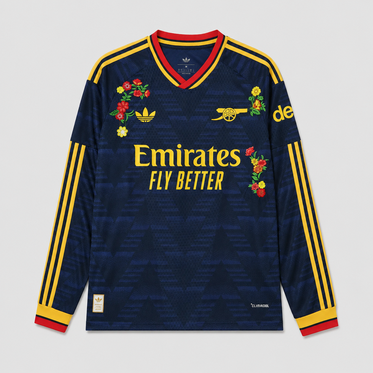 Arsenal - Embroidered Away 26/27 Player Edition Long Sleeve Jersey