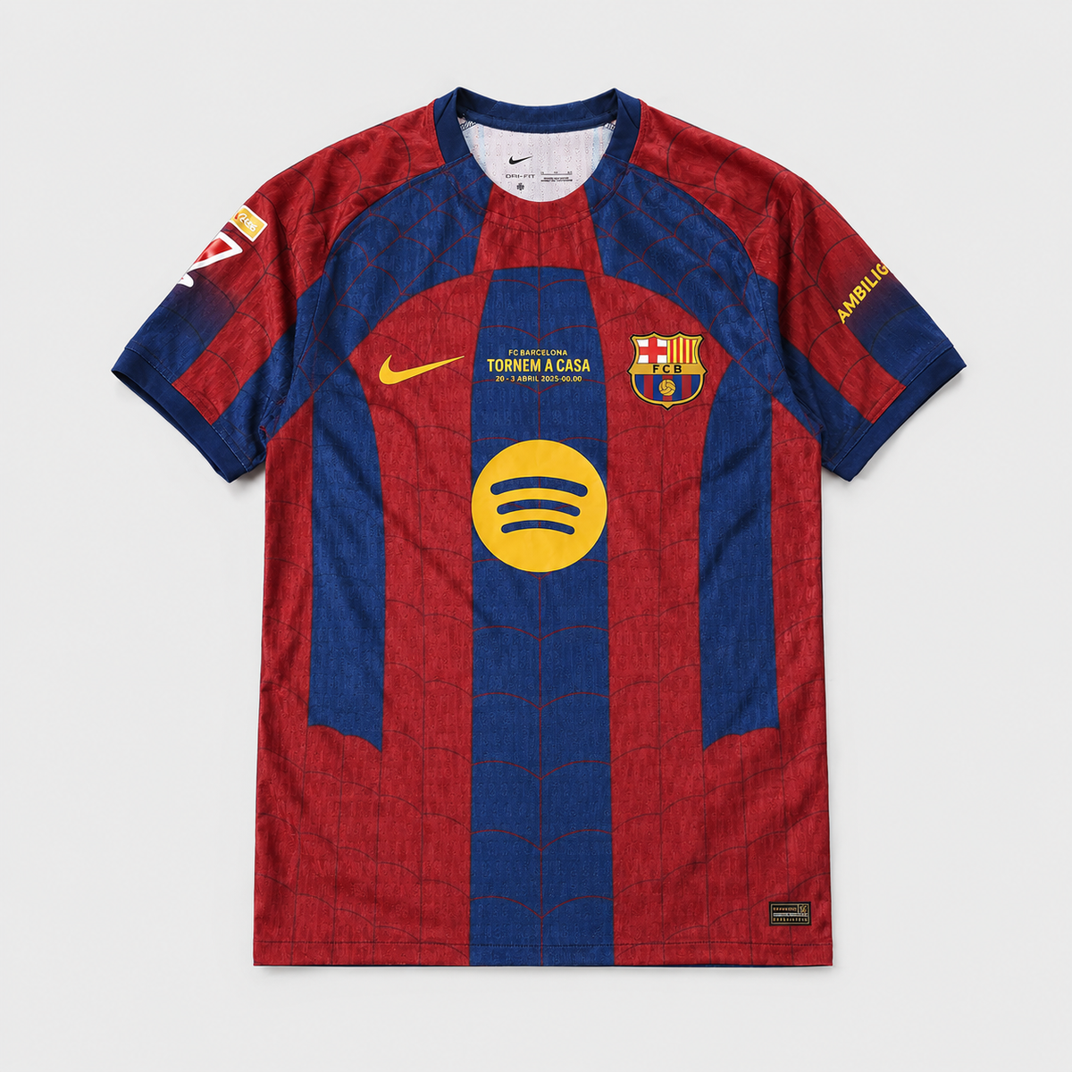 Barcelona - Red & Blue Textured Special Edition 25/26 Player Edition Jersey