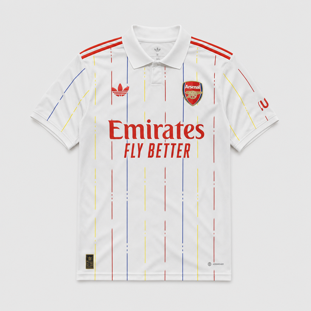 Arsenal - White Pinstripe Special Edition 2026/27 Player Jersey