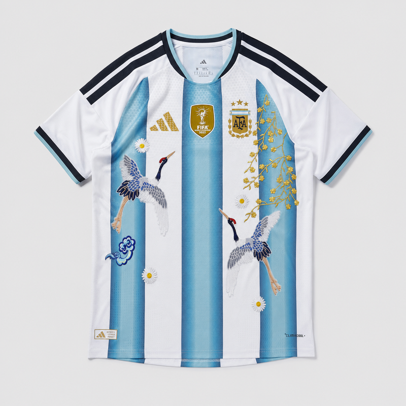 Argentina - Embroidered Home 26/27 Player Edition Jersey